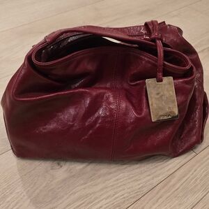 Elegant Furla Red Leather Women's Bag